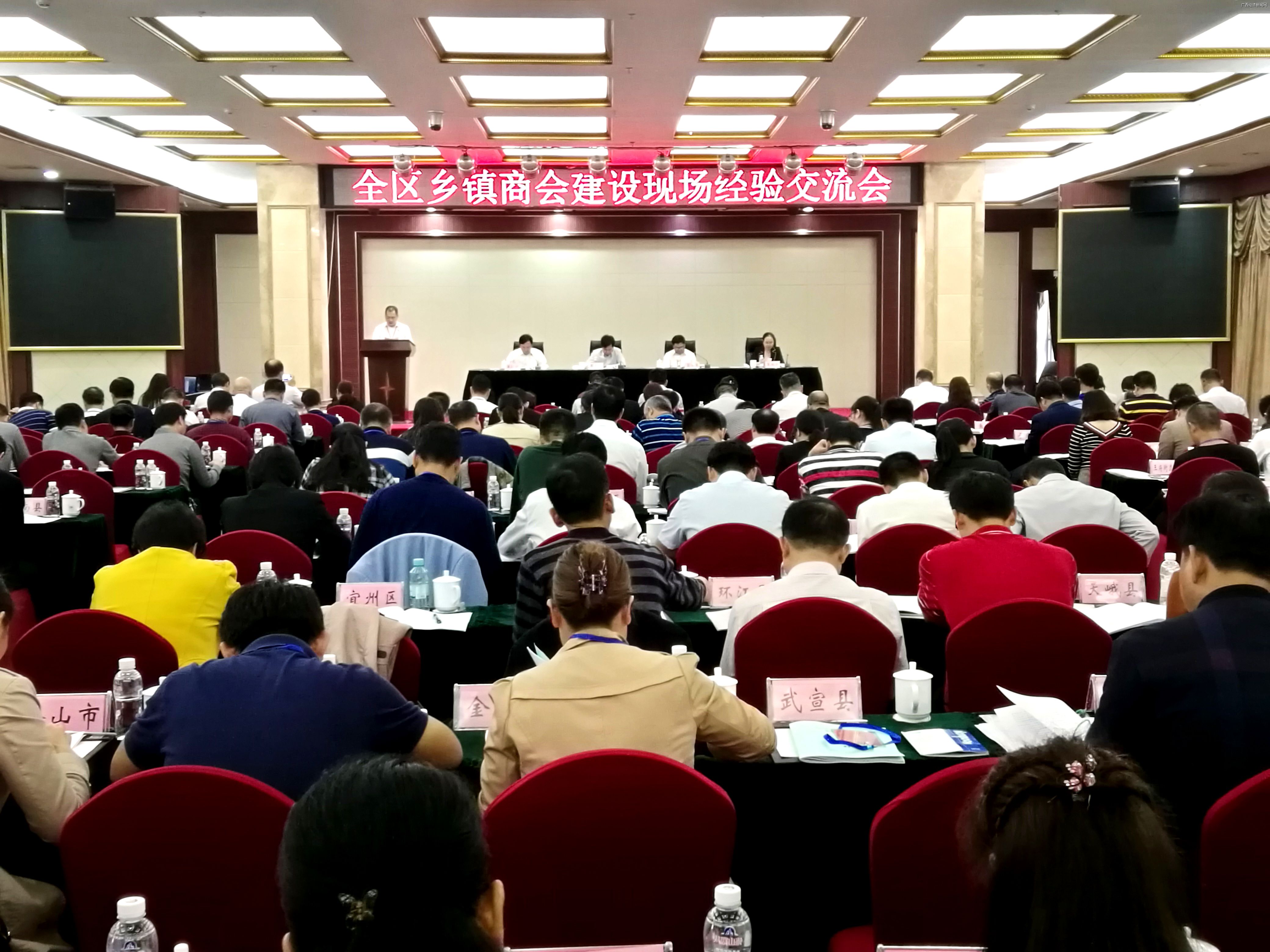 广西召开全区乡镇商会建设现场经验交流会