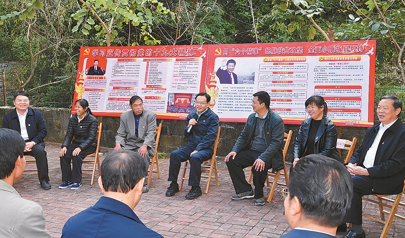 陈武：大力实施乡村振兴战略 坚决打赢精准脱贫攻坚战